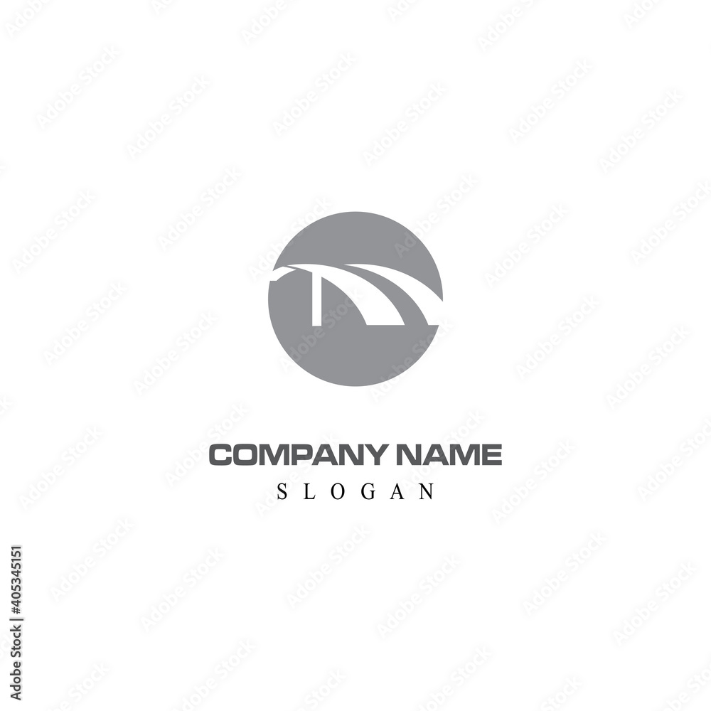 Bridge Logo Template vector icon illustration design