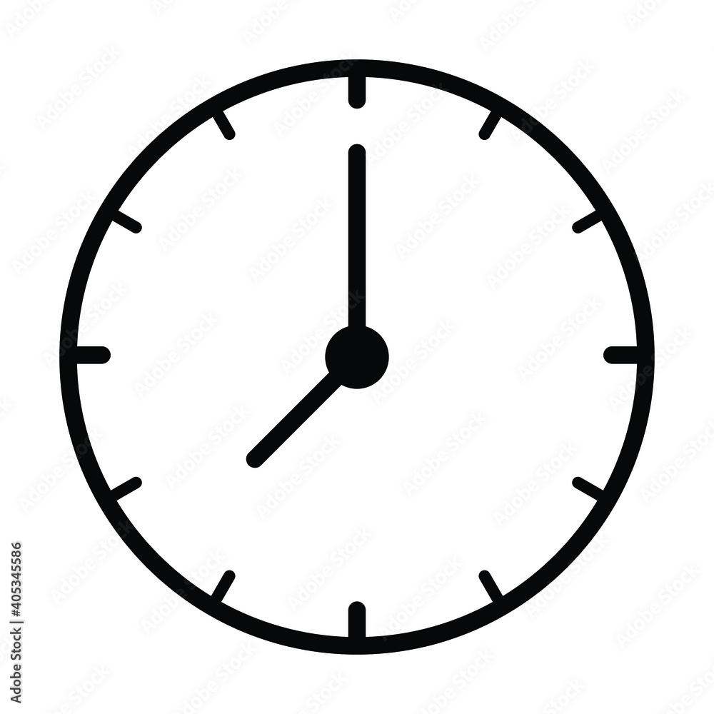 clock icon vector clock icon vector
