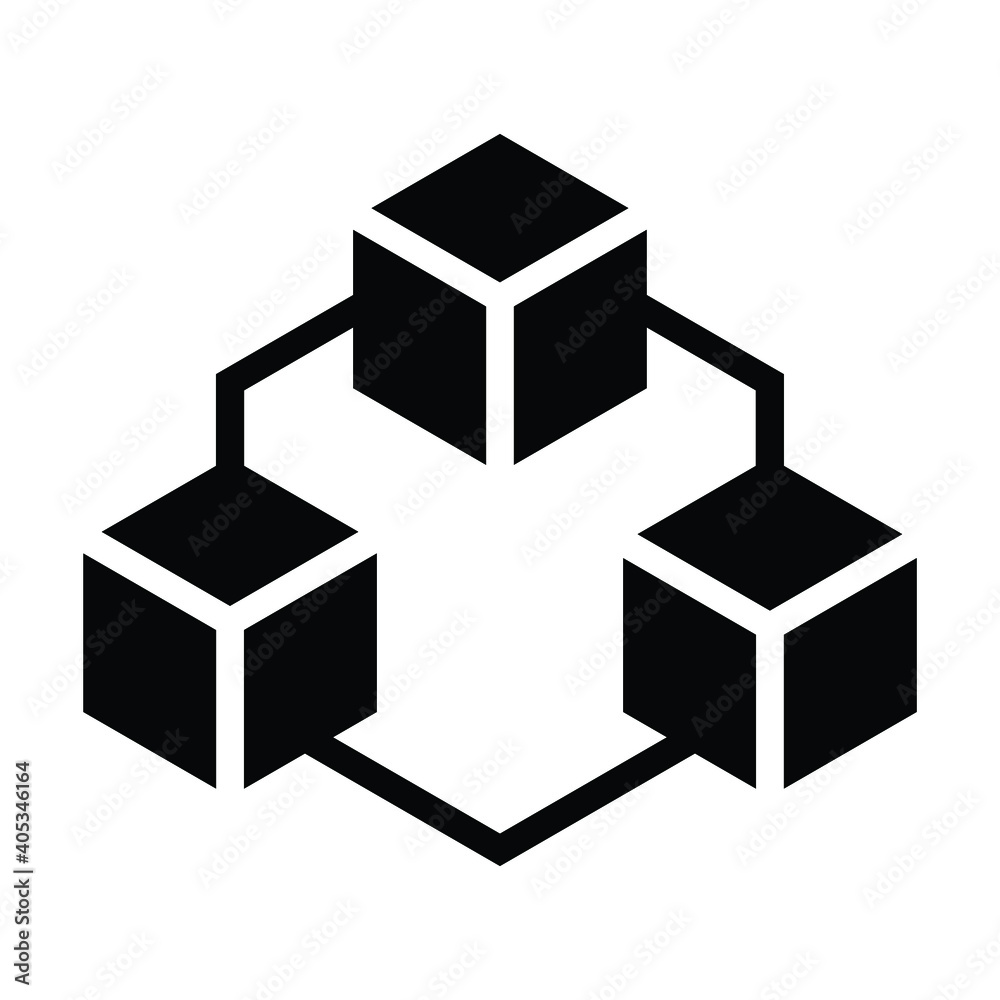 3d cube icon vector 3d cube icon vector