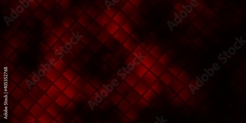 Dark Red vector background with rectangles. © Guskova