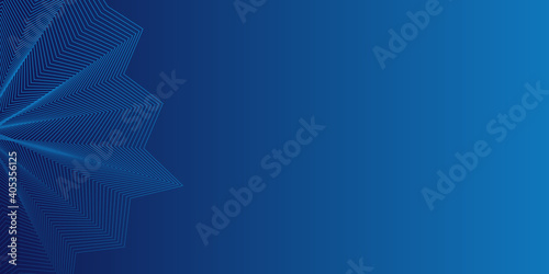 Futuristic, High Tech, blue background, with network lines conveying a connectivity concept. Blue abstract background with light blue lines