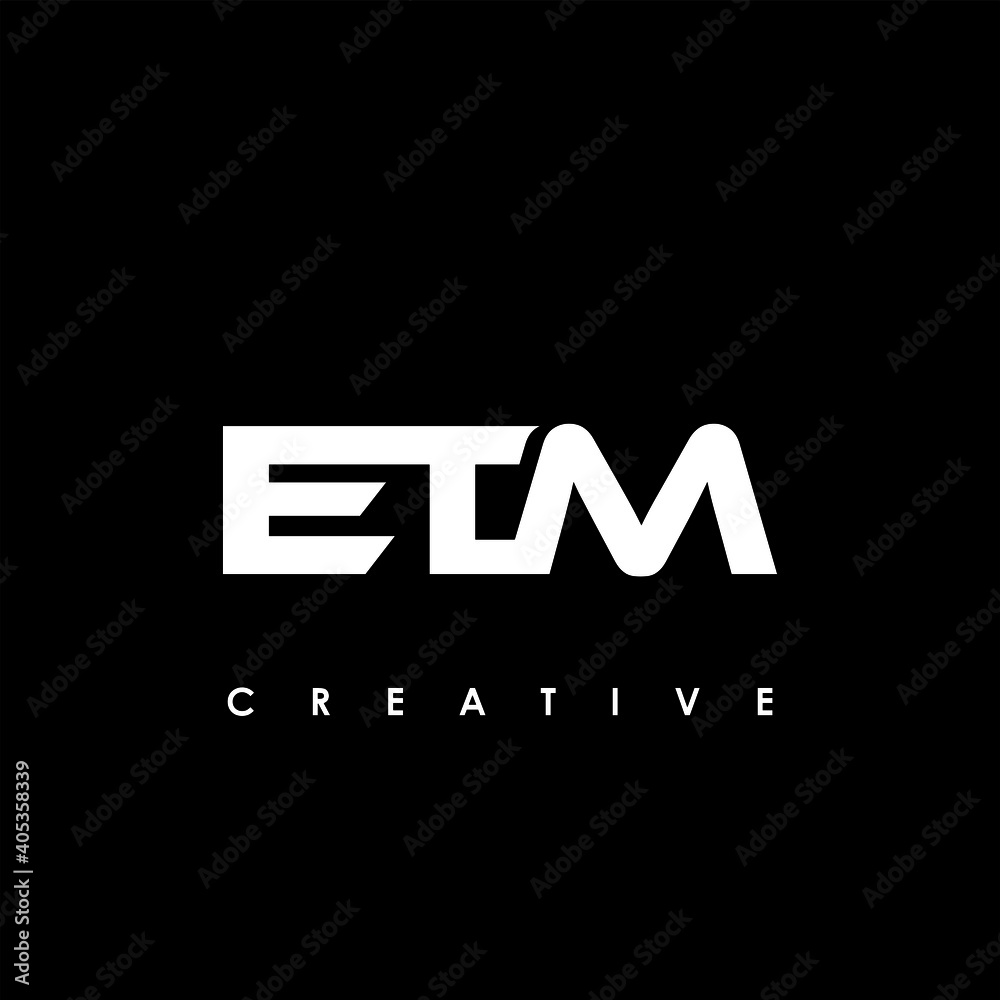 ETM Letter Initial Logo Design Template Vector Illustration