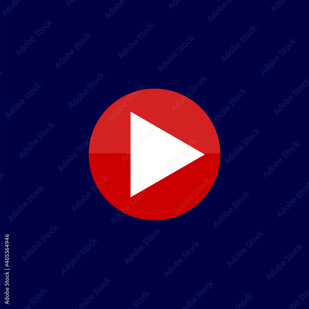 Play button icon vector illustration. Blue background. Website icon symbol. Stock image. EPS 10. Play button icon vector illustration. Blue background. Website icon symbol. Stock image. EPS 10.