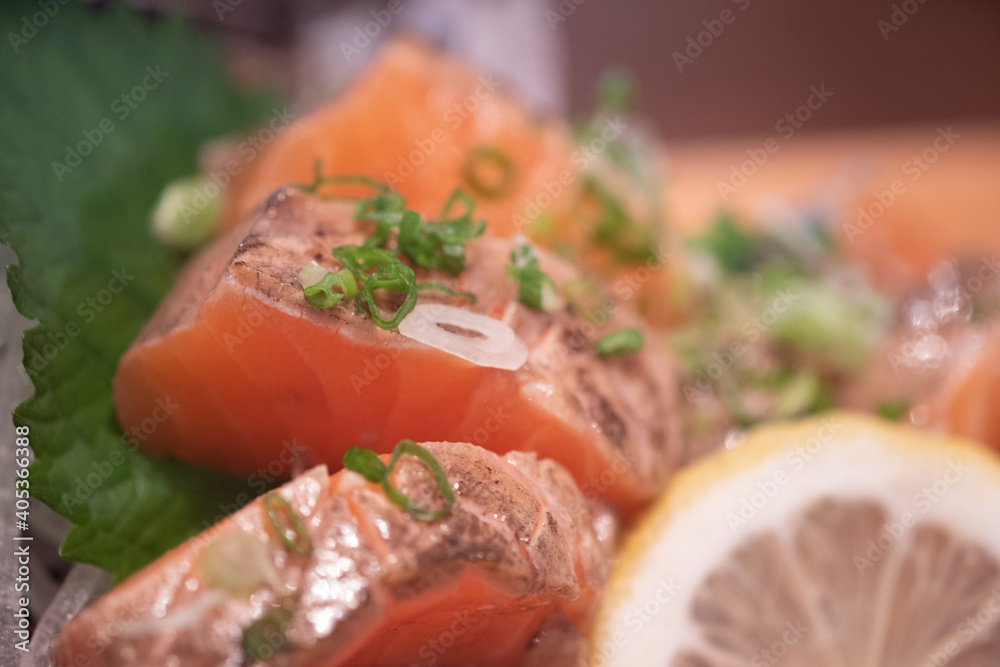 Fresh salmon burn fillet Fresh salmon burn fillet