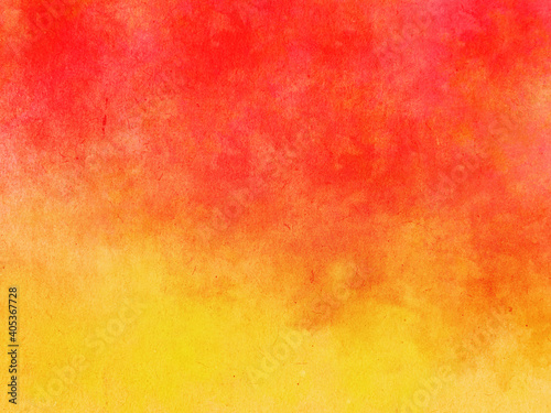 watercolor grunge background (red orange)