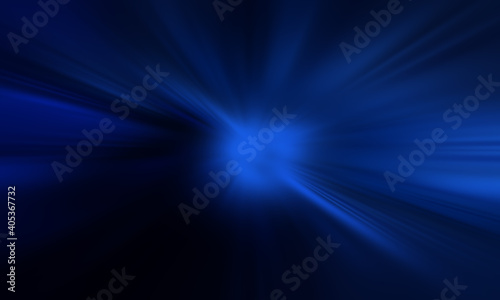 Abstract sunburst coloured in blue 