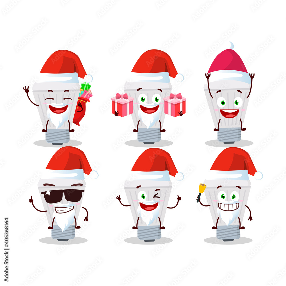 Santa Claus emoticons with led cartoon character