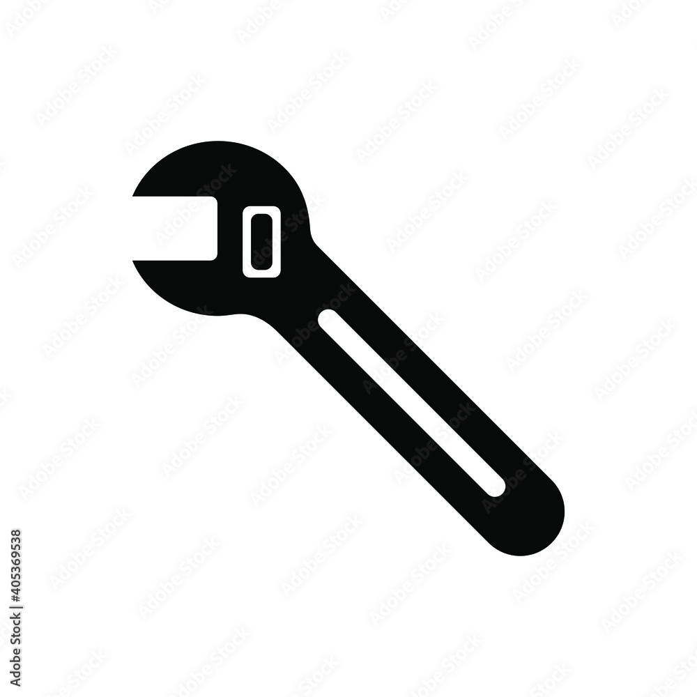 Wrench icon vector graphic illustration Wrench icon vector graphic illustration