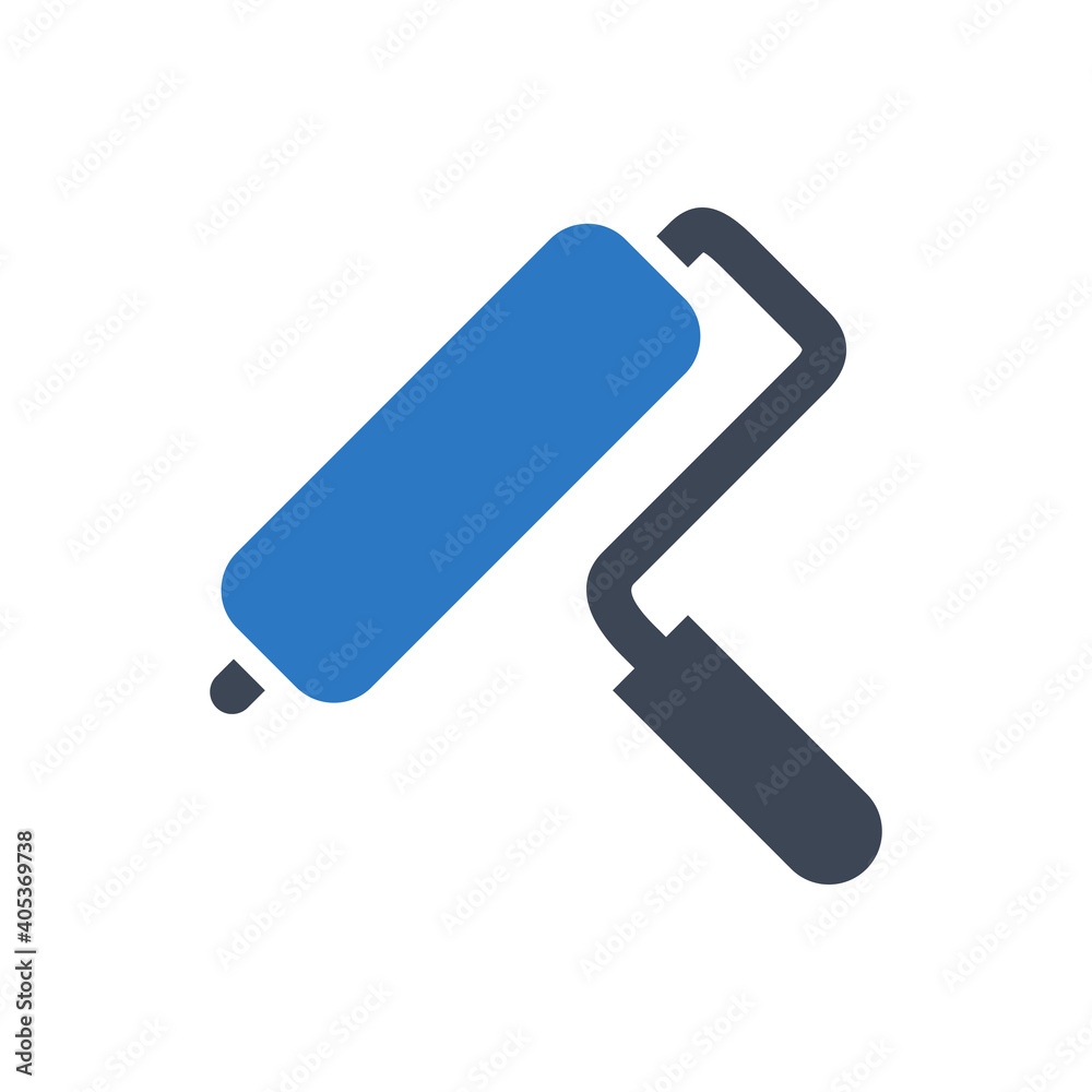 Paint roller icon vector graphic illustration Paint roller icon vector graphic illustration