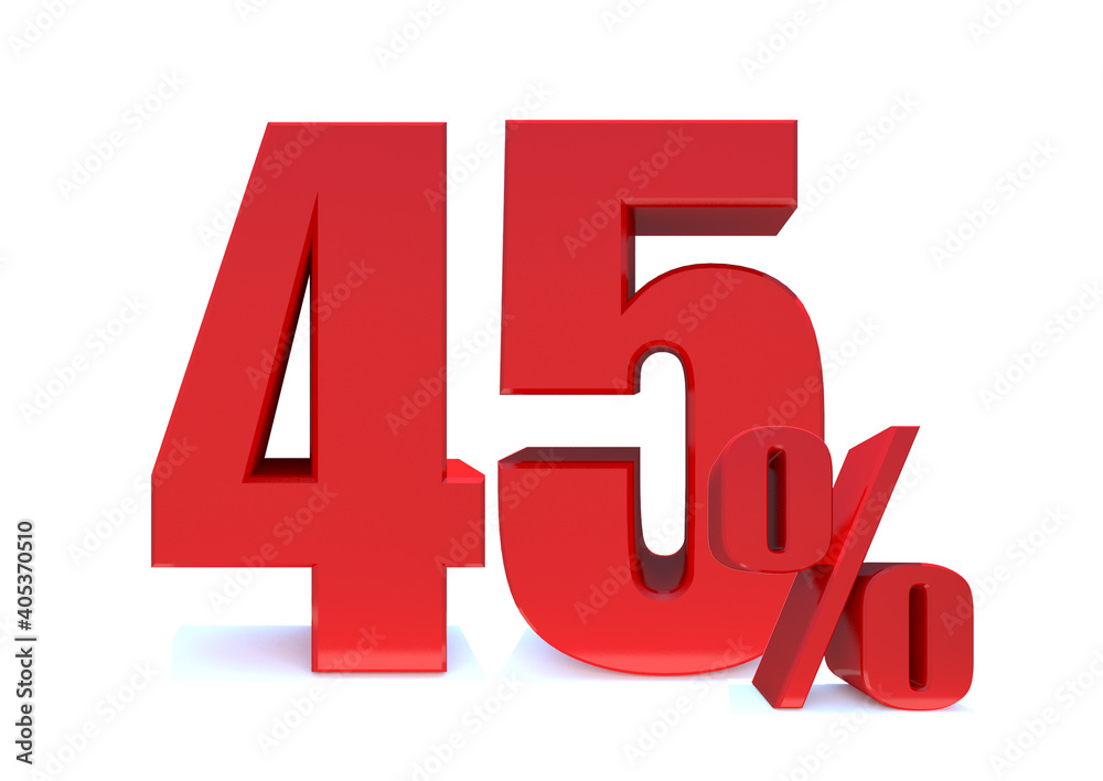 45 Percent off 3d Sign on White Background, Special Offer 45% Discount Tag, Sale Up to 45 Percent Off,big offer, Sale, Special Offer Label, Sticker, Tag, Banner, Advertising, offer Icon 45 Percent off 3d Sign on White Background, Special Offer 45% Discount Tag, Sale Up to 45 Percent Off,big offer, Sale, Special Offer Label, Sticker, Tag, Banner, Advertising, offer Icon