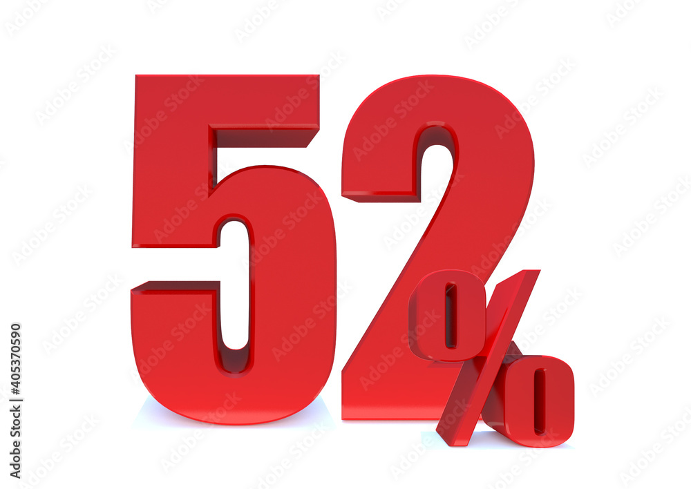 52 Percent off 3d Sign on White Background, Special Offer 52% Discount Tag, Sale Up to 52 Percent Off,big offer, Sale, Special Offer Label, Sticker, Tag, Banner, Advertising, offer Icon 52 Percent off 3d Sign on White Background, Special Offer 52% Discount Tag, Sale Up to 52 Percent Off,big offer, Sale, Special Offer Label, Sticker, Tag, Banner, Advertising, offer Icon