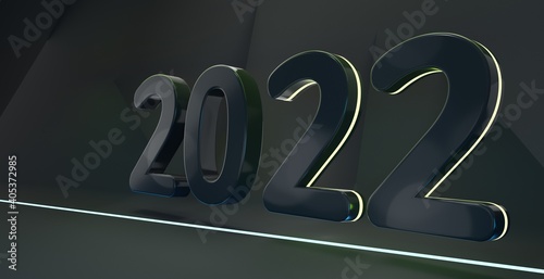 2022 symbol dark green ligh...