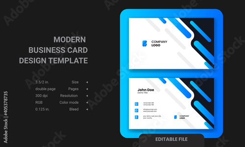 modern creative business card design, professional business card design, creative editable visiting card 