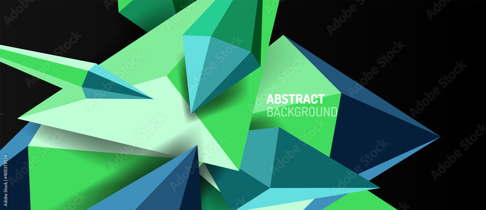 3d low poly abstract shape background vector illustration 3d low poly abstract shape background vector illustration