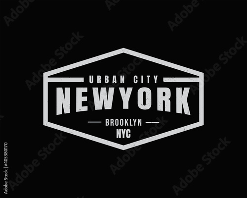Vector illustration of a text graphic, NEWYORK. suitable for the design of t-shirts, shirts, hoodies, etc.