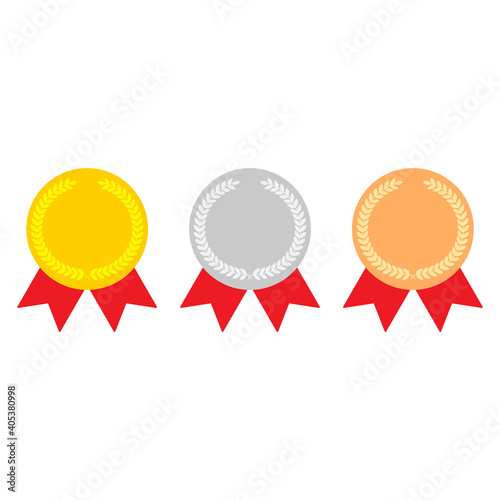 medal icon vector