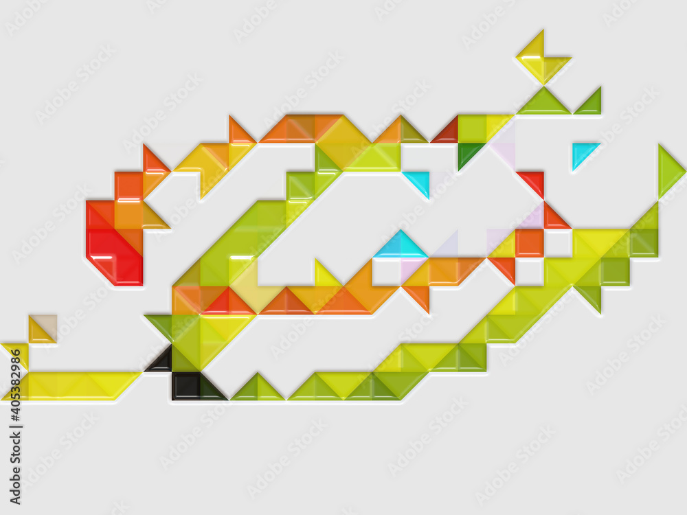 Glossy Tiles Color Abstract background Glossy Tiles Color Abstract background