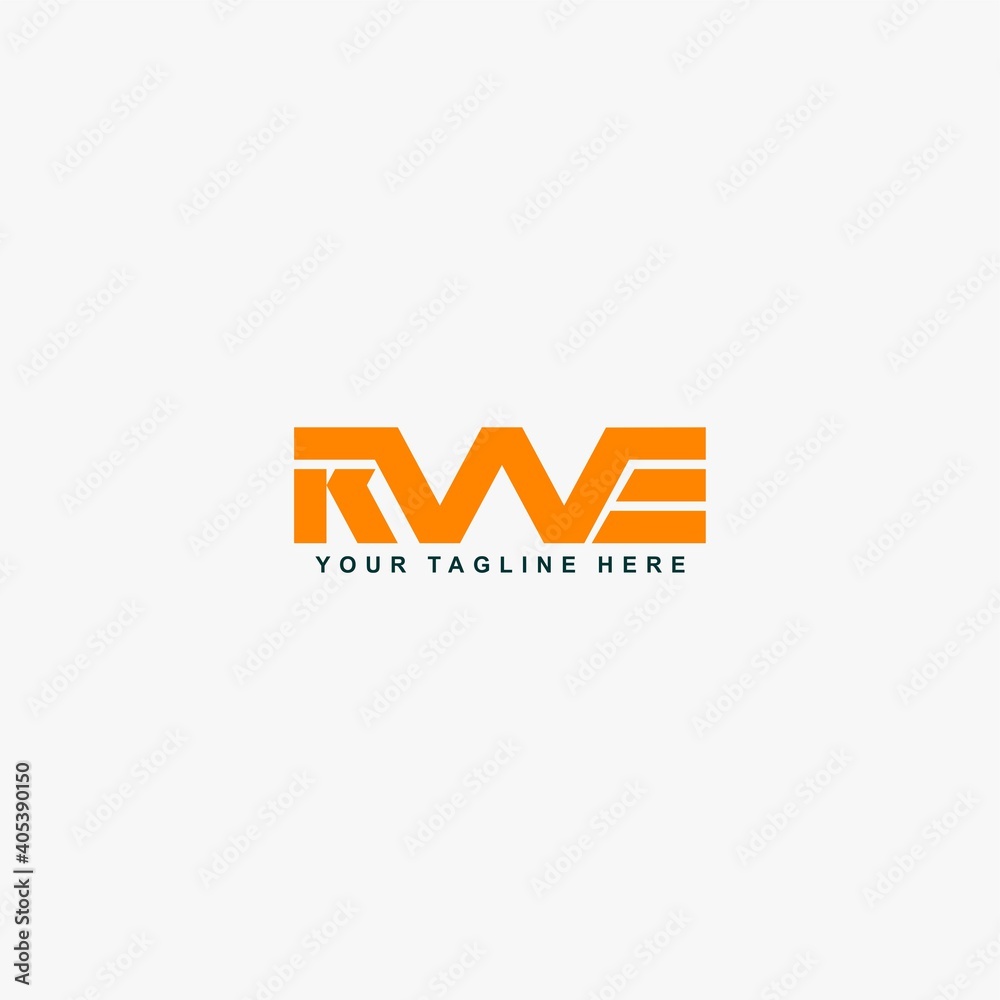 Letter KWE abstract logo design vector. KWE monogram sign. Letter KWE abstract logo design vector. KWE monogram sign.