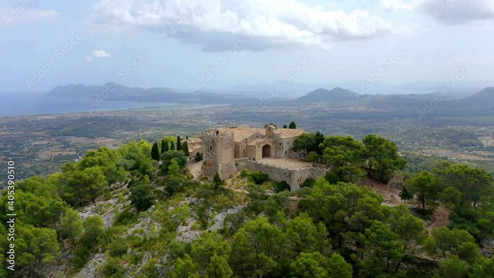 Santuari de la Mare de Deu del Puig, Pollenca, Mallorca, Spain Santuari de la Mare de Deu del Puig, Pollenca, Mallorca, Spain