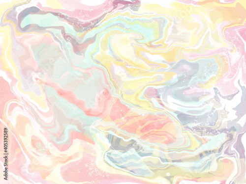 抽象的なマーブル模様の壁紙（イラスト）
