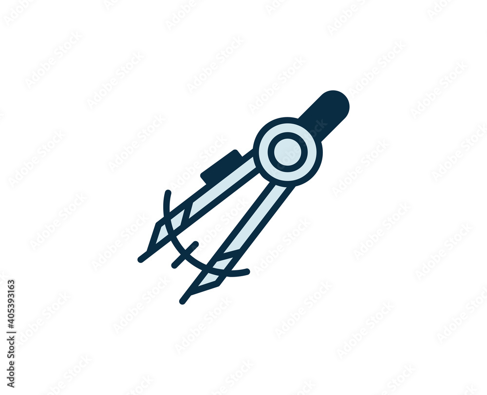 Compass line icon. High quality outline symbol for web design or mobile app. Thin line sign for design logo. Color outline pictogram on white background Compass line icon. High quality outline symbol for web design or mobile app. Thin line sign for design logo. Color outline pictogram on white background