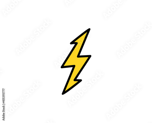 Free Download Flash premium line icon. Simple high quality pictogram. Modern outline style icons. Stroke vector illustration on a white background.  - GFXLoad