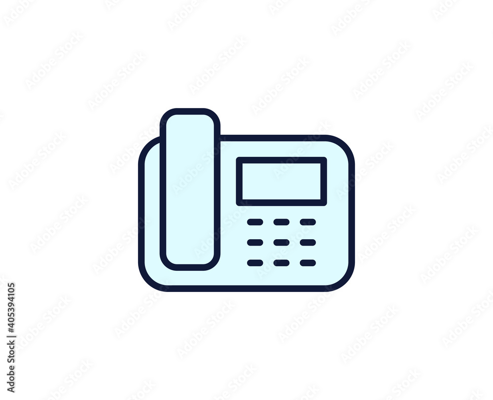 Fax line icon. Vector symbol in trendy flat style on white background. Office sing for design. Fax line icon. Vector symbol in trendy flat style on white background. Office sing for design.