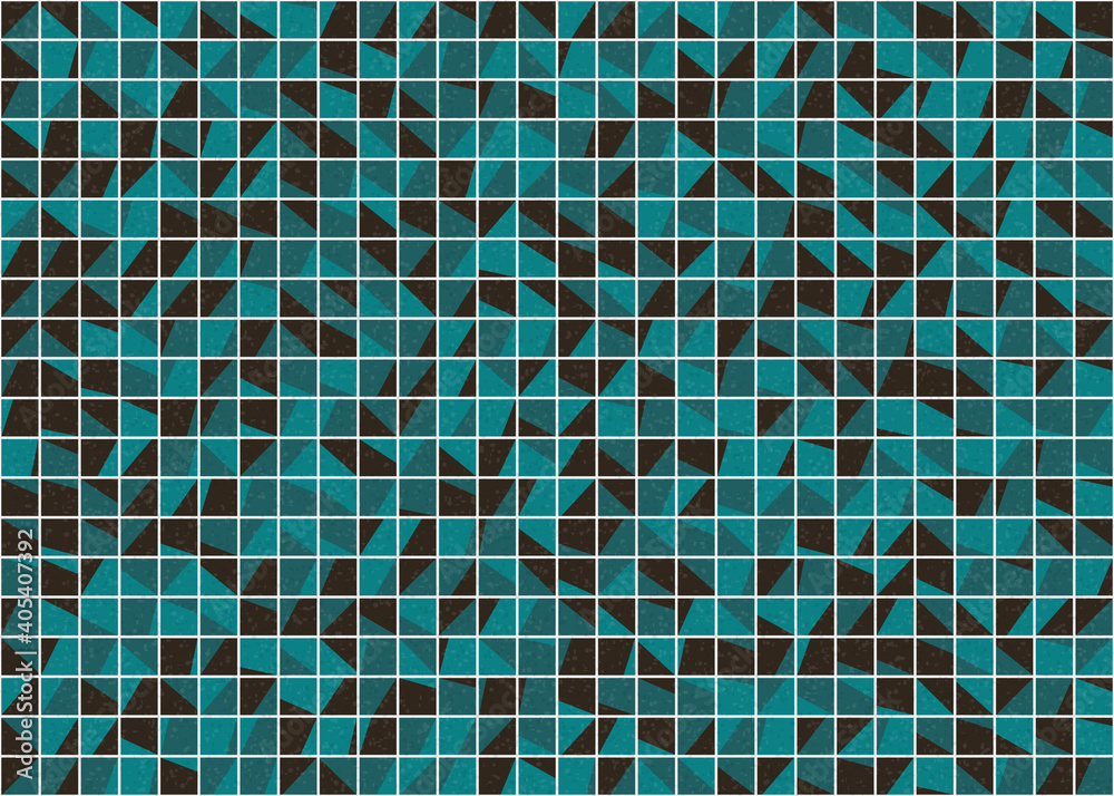 Fototapeta premium Abstract Geometric Pattern generative computational art illustration