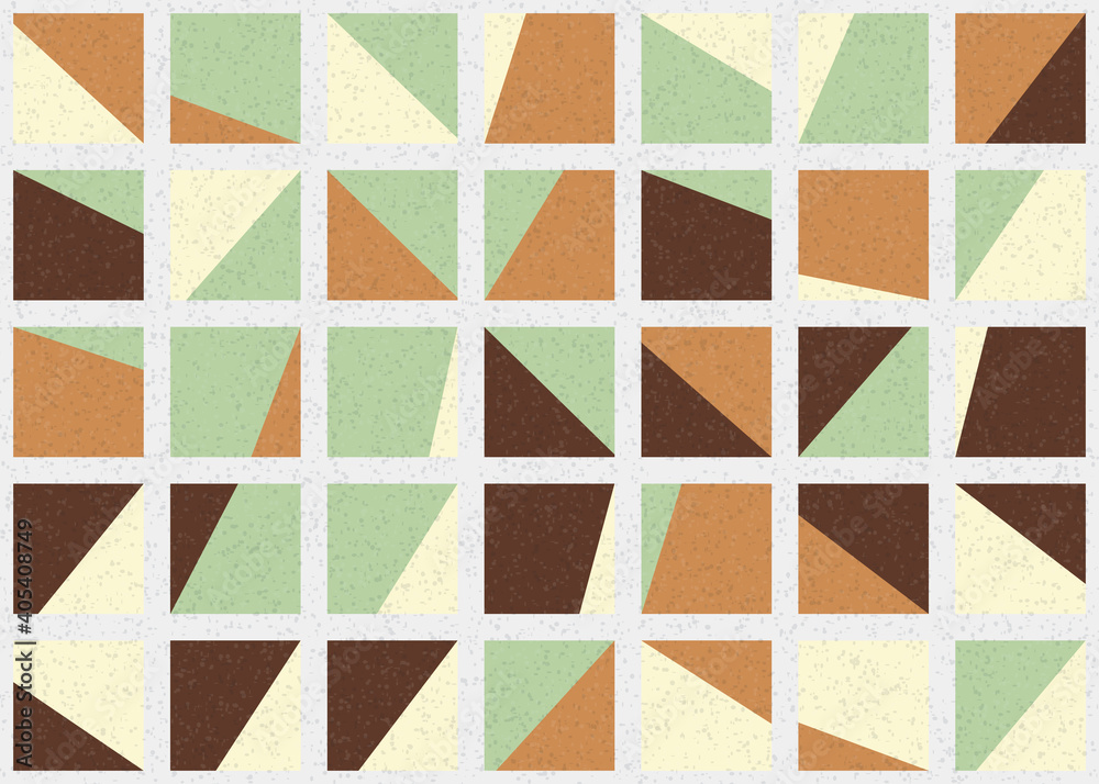 Abstract Geometric Pattern generative computational art illustration