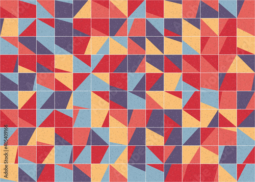 Abstract Geometric Pattern generative computational art illustration