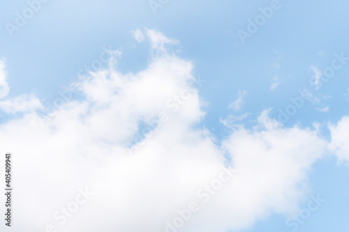 Beautiful cirrus clouds on blue sky on a sunny day background texture. wallpaper skybox