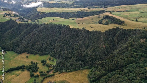 Chaine des puys et puy-de-Sancy en Auvergne