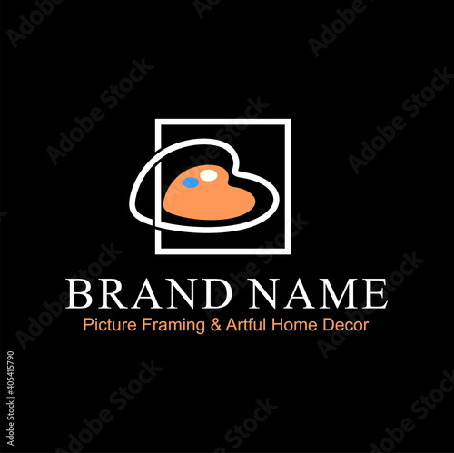 Logo template for: artful home decor service