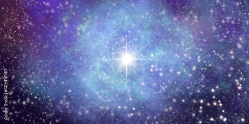 Sfondo banner spazio cosmico nebulosa 