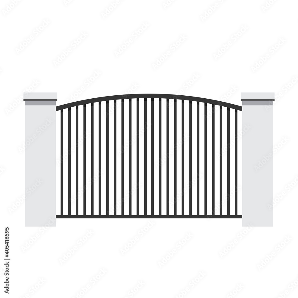 Railing vector. Railing vector on white background. wallpaper. free space for text.