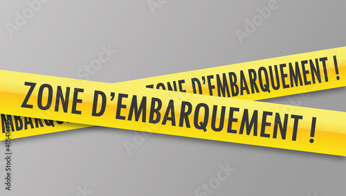 Logo zone d'embarquement.