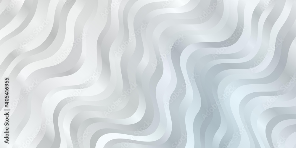 Obraz premium Light BLUE vector background with wry lines.