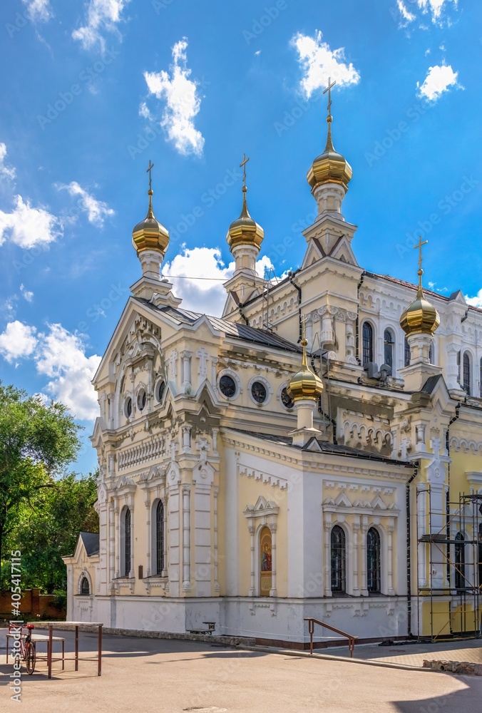 Holy Ozeryanskiy temple  in Kharkiv, Ukraine