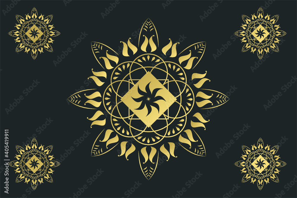 Luxury ornamental mandala design background Luxury ornamental mandala design background