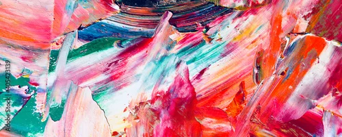 Panel kuchenny z motywem Colorful abstract background wallpaper. Modern motif visual art. Mixtures of oil paint. Trendy hand painting canvas. Wall decor and Wall art prints Idea. 3D Texture. Art object