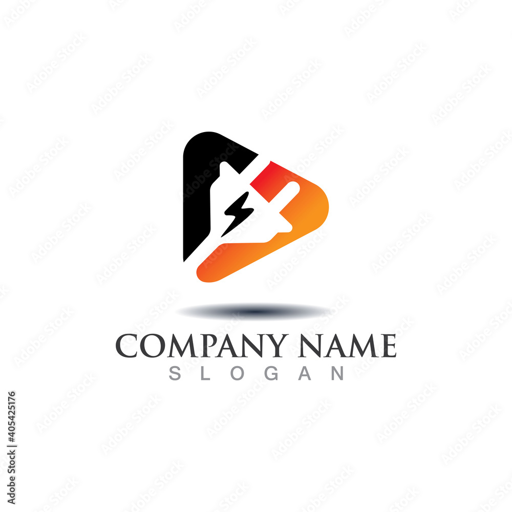 Lightning Logo electricity Template Design Vector Design Concept, Creative Lightning Logo electricity Template Design Vector Design Concept, Creative