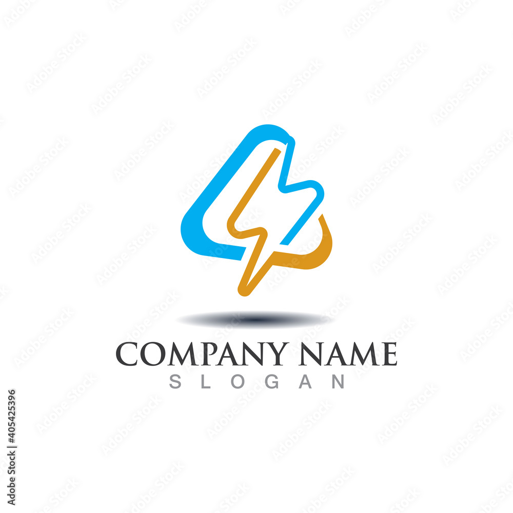 Lightning Logo electricity Template Design Vector Design Concept, Creative Lightning Logo electricity Template Design Vector Design Concept, Creative