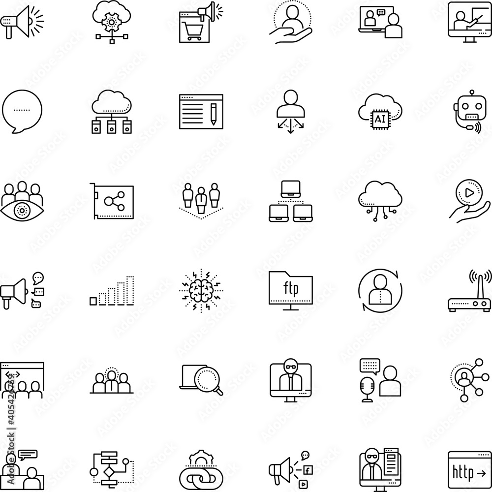 communication vector icon set such as: propaganda, add, find, indicator, note, artificial, gear, avatar, science, comment, experience, modem, ftp, legal, giving, signal, development, folder, behavior communication vector icon set such as: propaganda, add, find, indicator, note, artificial, gear, avatar, science, comment, experience, modem, ftp, legal, giving, signal, development, folder, behavior