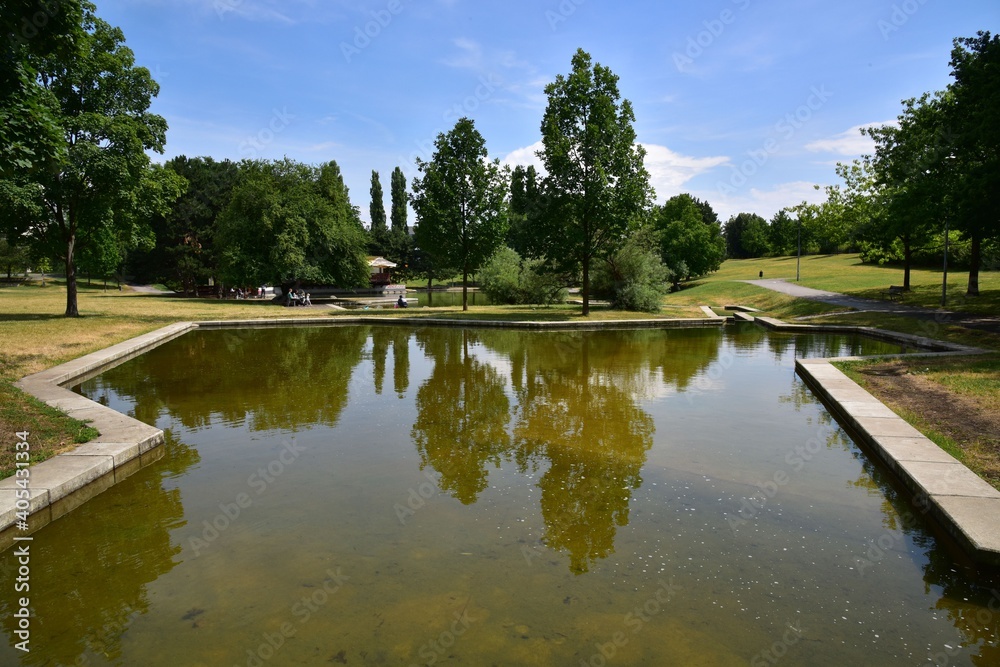 The Friendship Park in Prague 9 was built in 20th century to bring water and nature into the city. The Friendship Park in Prague 9 was built in 20th century to bring water and nature into the city.