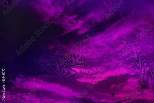 purple abstract background. sky and clouds vivid colors