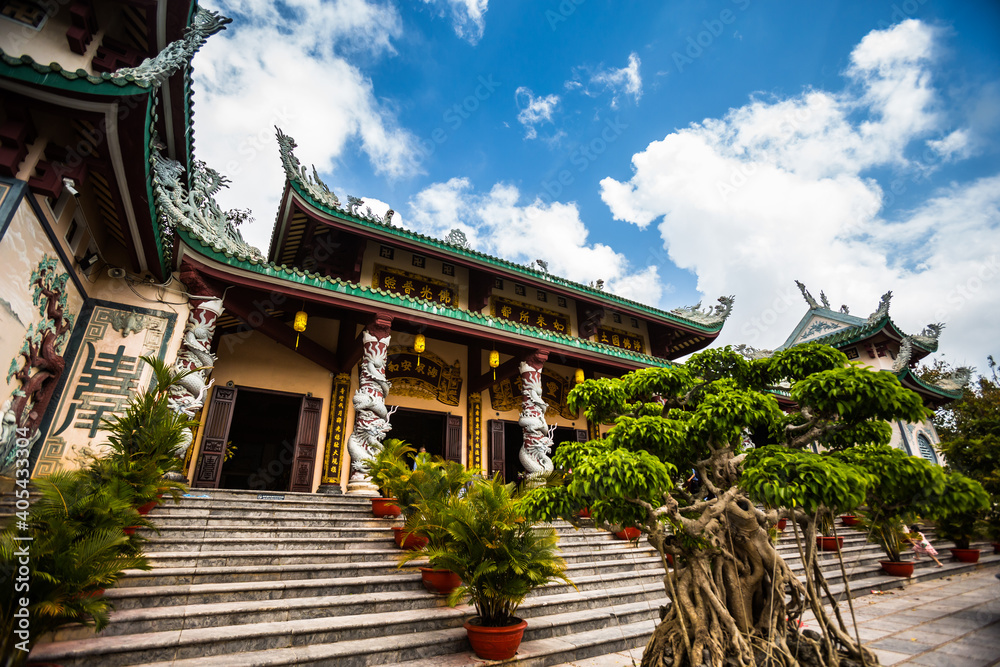 Fototapeta premium Lady Buddha pagoda in Son Tra Vietnam