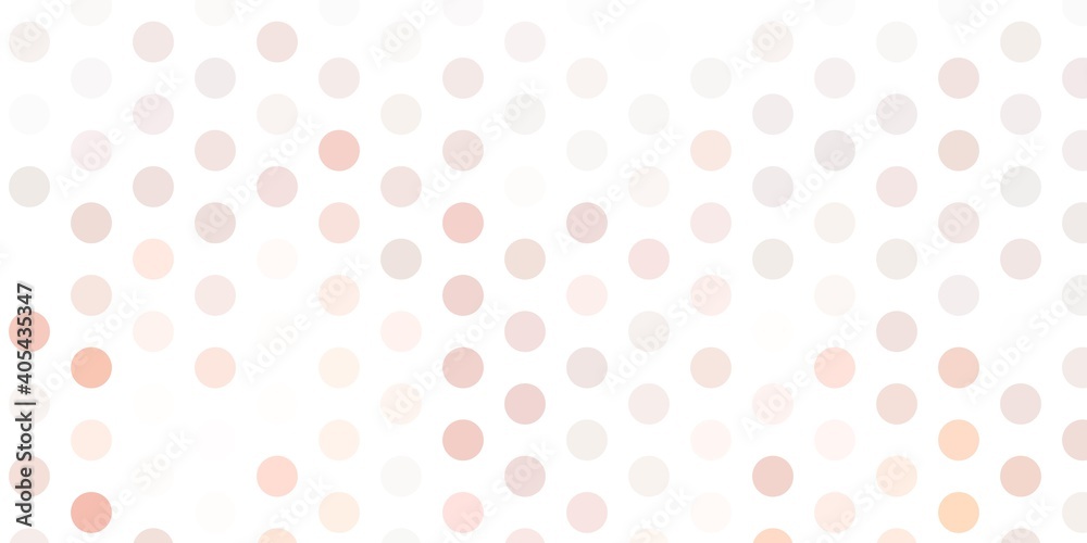 Light red vector layout with circle shapes.