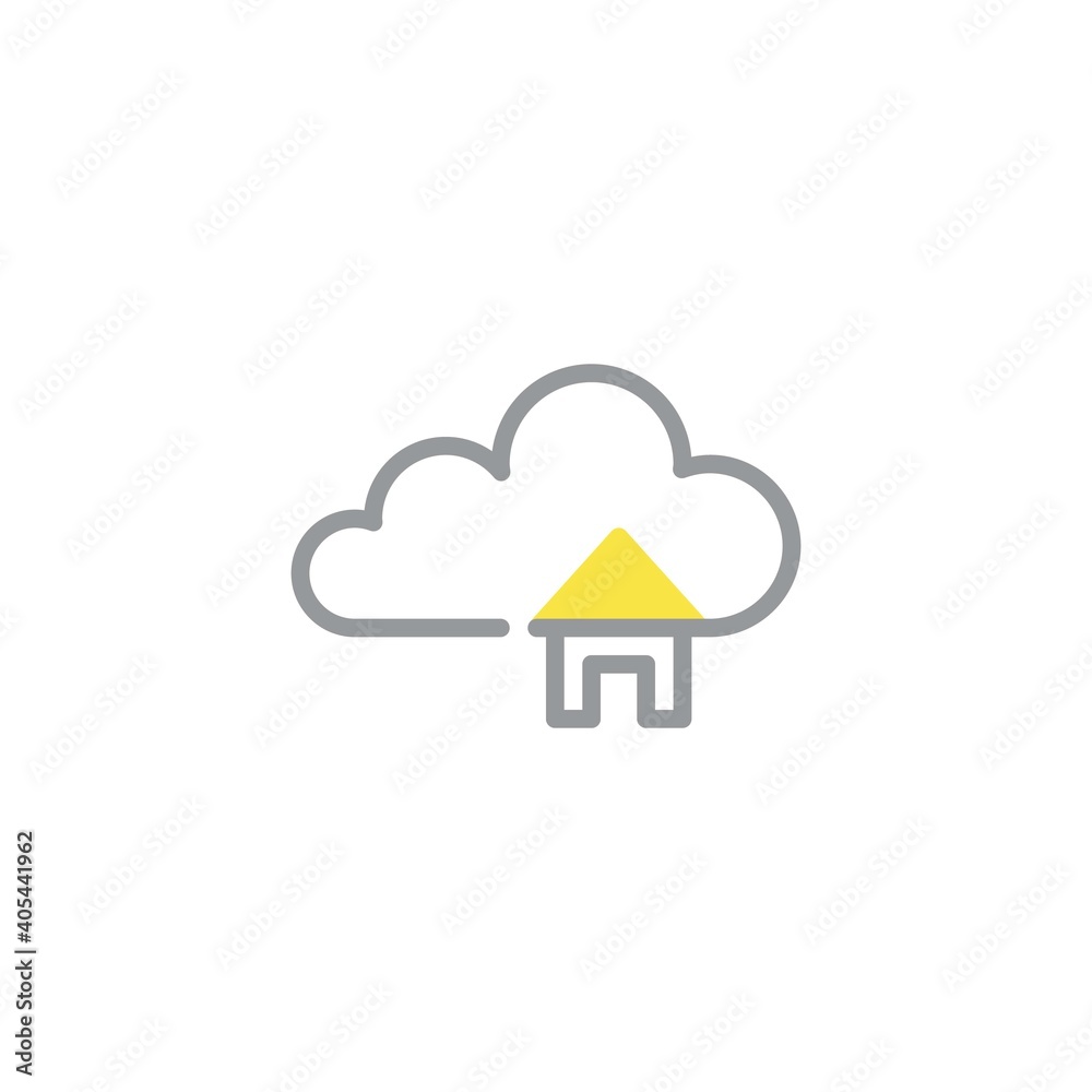 Cloud storage line icon. linear style sign for mobile concept and web design. Cloud computing home outline vector icon. Symbol, logo illustration. Vector graphics Cloud storage line icon. linear style sign for mobile concept and web design. Cloud computing home outline vector icon. Symbol, logo illustration. Vector graphics