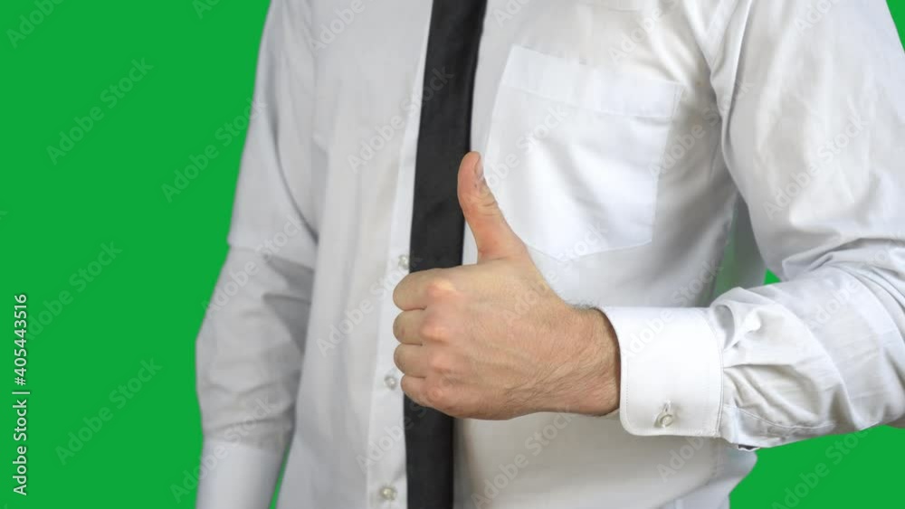 man showing thumbs up on green screen man showing thumbs up on green screen