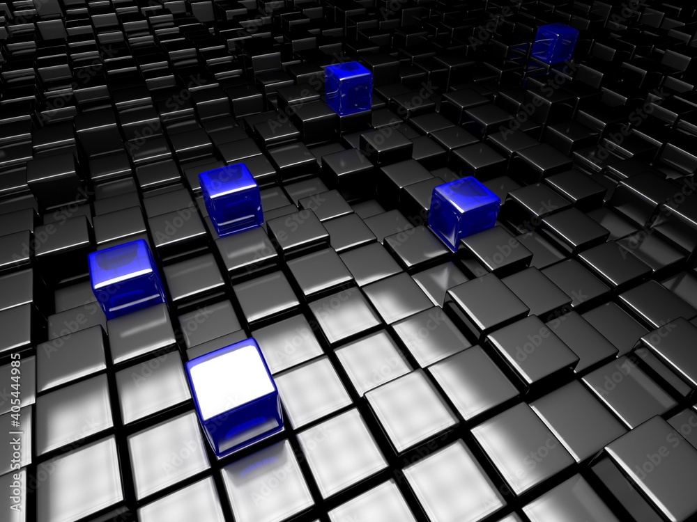 Dark silver cubes. Abstract metallic background. Modern design Dark silver cubes. Abstract metallic background. Modern design